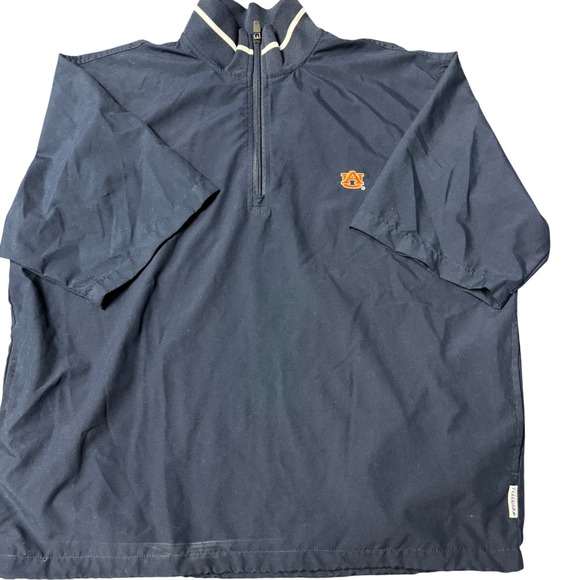 Vintage Russell Athletic Auburn Tigers 1/4 Zip Jacket Mens M Blue Team Issued - Picture 9 of 16